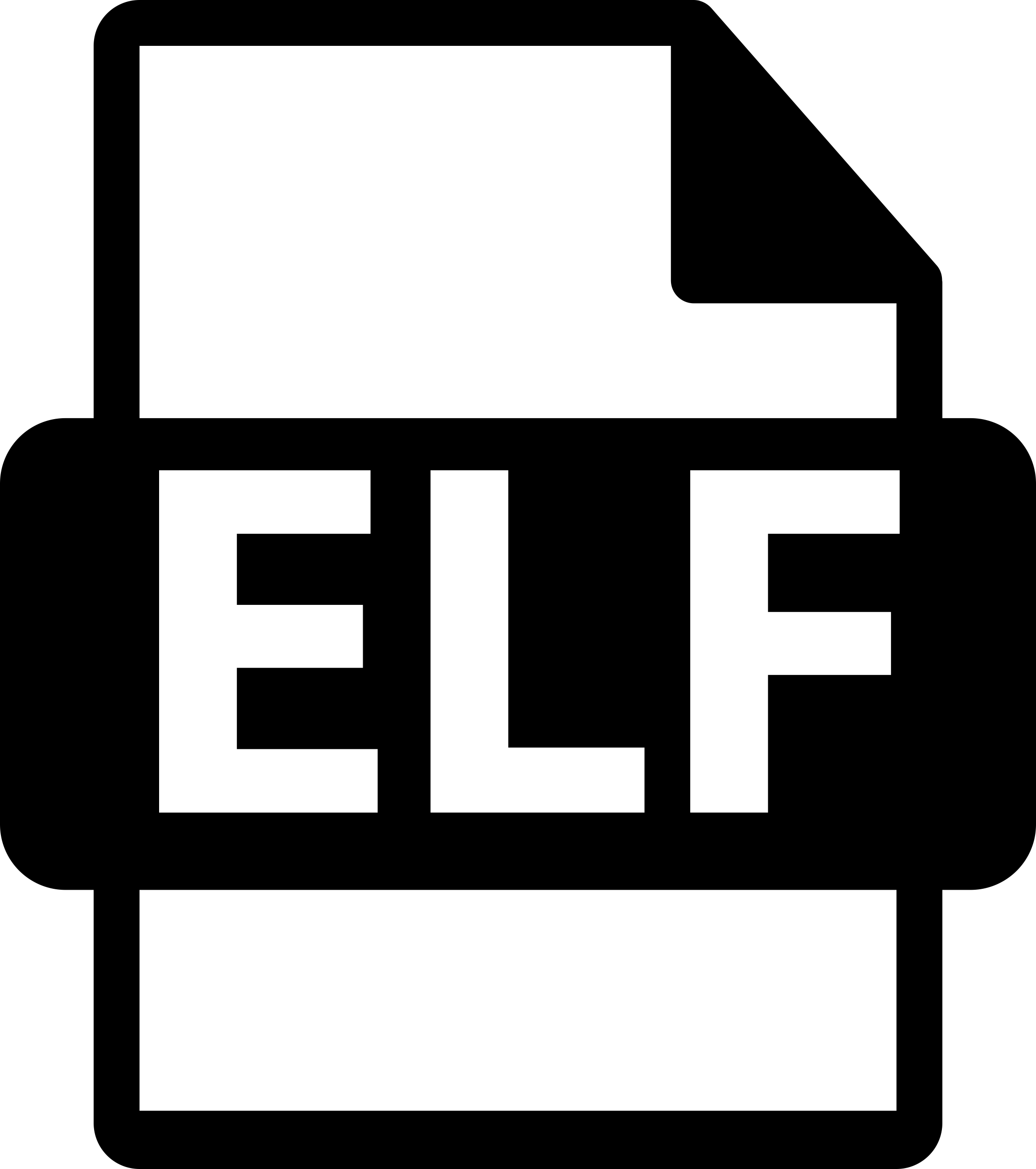 Elf File Format Outline Svg Vector Free Vectors